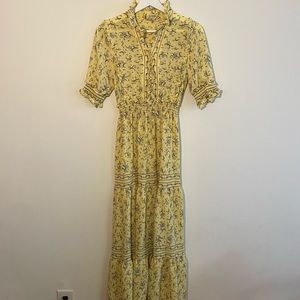 max studio tiered maxi dress